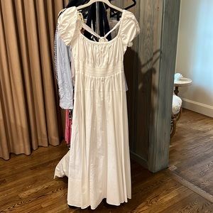 La Ligne white long dress
